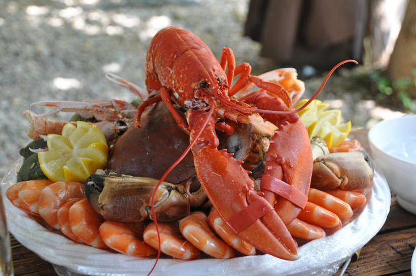 Lobster dish, illustrative