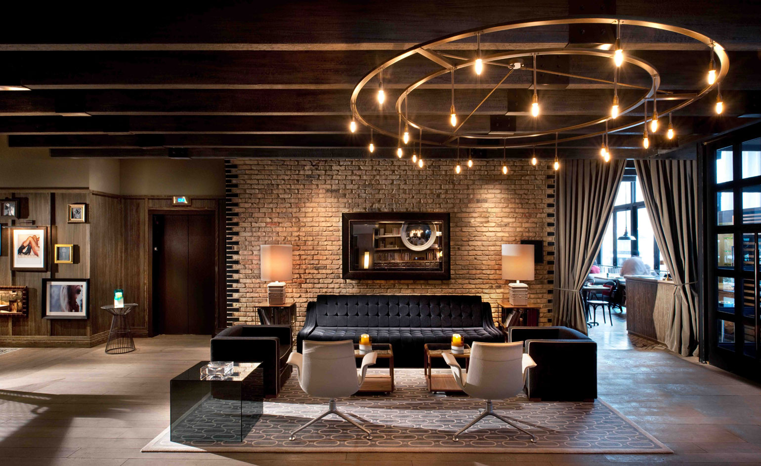 Hotel lobby, illustrative